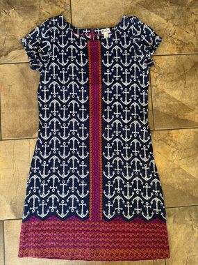Hatley Navy Anchor and seashell 100% cotton Dress